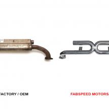 Fabspeed Center Muffler Bypass X-Pipe for Porsche 997.2 Carrera