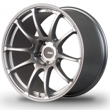 18x9.5 Inch Miro Type 563 Silver/Mattte Black 5x100