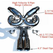 Fabspeed Supersport X-Pipe Exhaust System for 07-10 Murcielago