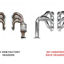 Fabspeed Race Headers for Porsche 991 Carrera